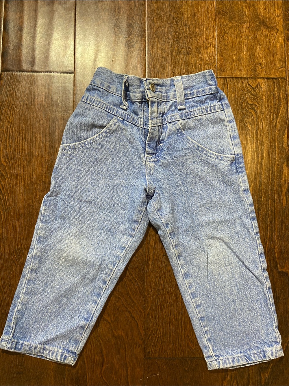 Vintage Riders  baby girl retro jeans light wash SZ 24M/ 2T